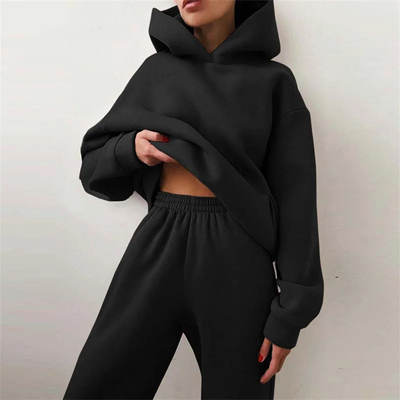 Chic Autumn Oversized Tracksuit Set™