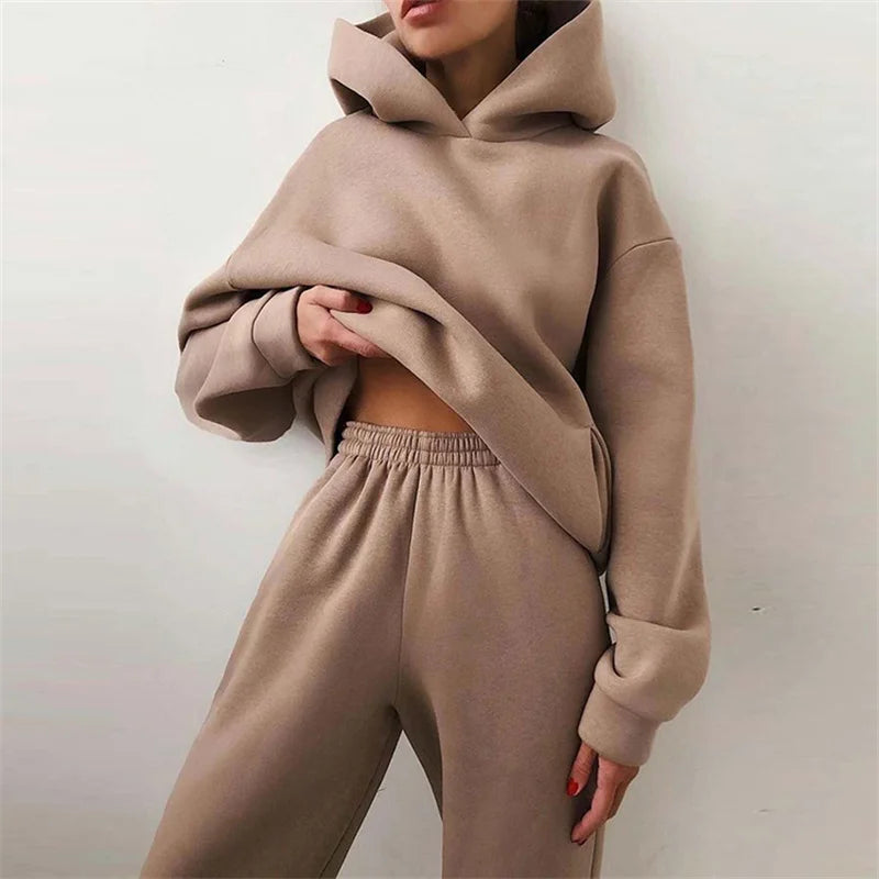 Chic Autumn Oversized Tracksuit Set™